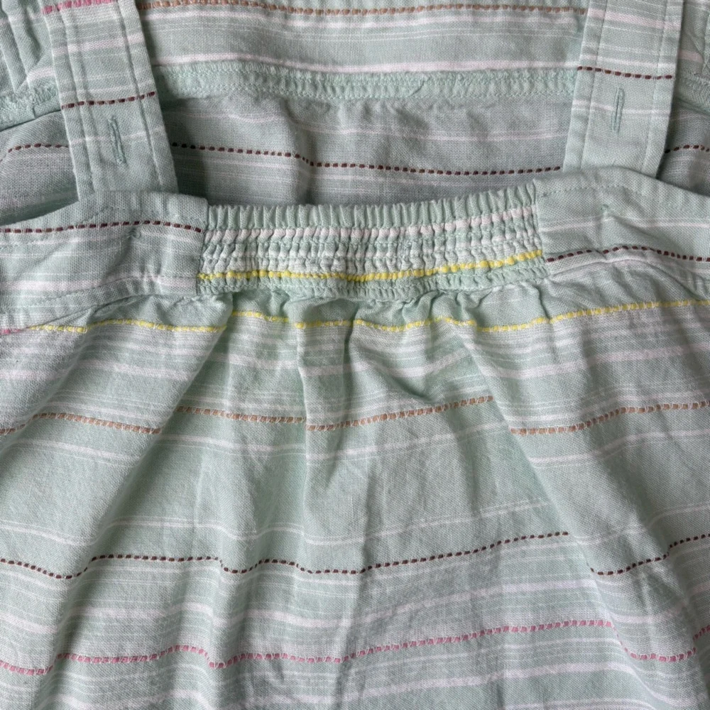 Carve Designs Pastel Mint Striped Cotton Tank and Shorts Set - Size Small - Picture 6 of 8
